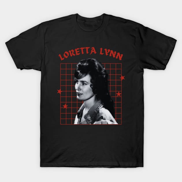 Loretta lynn --- 80s aesthetic T-Shirt by TempeGorengs